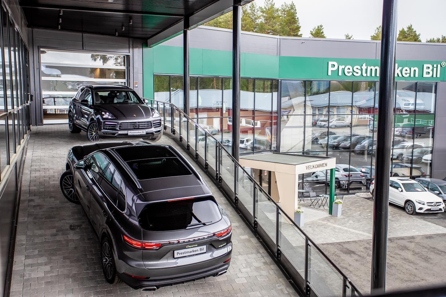 Prestmarken Bil showroom